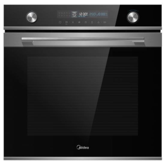 Εντοιχιζόμενος Φούρνος Άνω Πάγκου MIDEA 7NM30E0 72 Lt - Inox