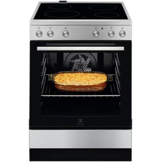 Electrolux LKR64001OX Inox Κουζίνα Κεραμική