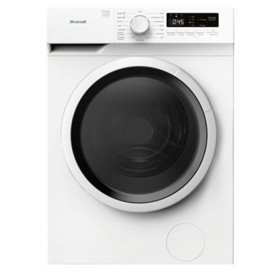 Brandt WFB503QWG Πλυντήριο Ρούχων 10kg 1400 Στροφών