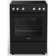 Eskimo ES-VC4034DLXBL Κεραμική μαύρη κουζίνα με ρολόι ΔΩΡΕΑΝ ΜΕΤΑΦΟΡΑ & ΔΩΡΟΕΠΙΤΑΓΗ ΑΝΑΚΥΚΛΩΣΗΣ 35Ε